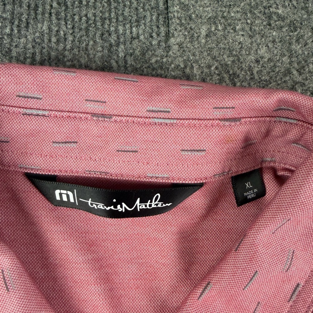 Travis Mathew Mens Supima Cotton Blend Short Sleeve Golf Polo Shirt Size XL - Picture 4 of 9